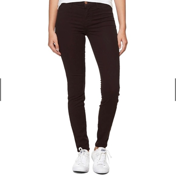 J Brand Pants - J Brand Women's Luxe Sateen Super Skinny Woven Pant Snifter Size 28 NWT